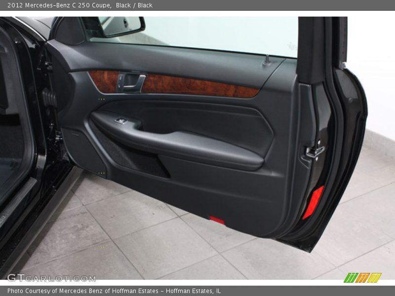 Black / Black 2012 Mercedes-Benz C 250 Coupe