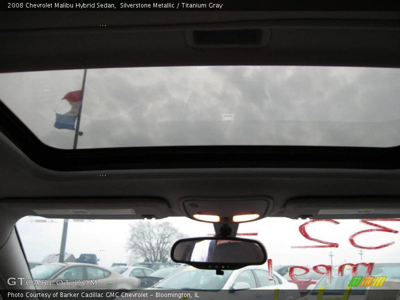 Silverstone Metallic / Titanium Gray 2008 Chevrolet Malibu Hybrid Sedan
