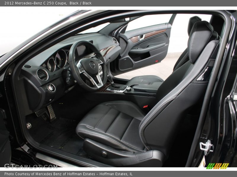 Black / Black 2012 Mercedes-Benz C 250 Coupe
