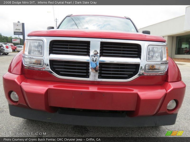 Inferno Red Crystal Pearl / Dark Slate Gray 2008 Dodge Nitro SXT