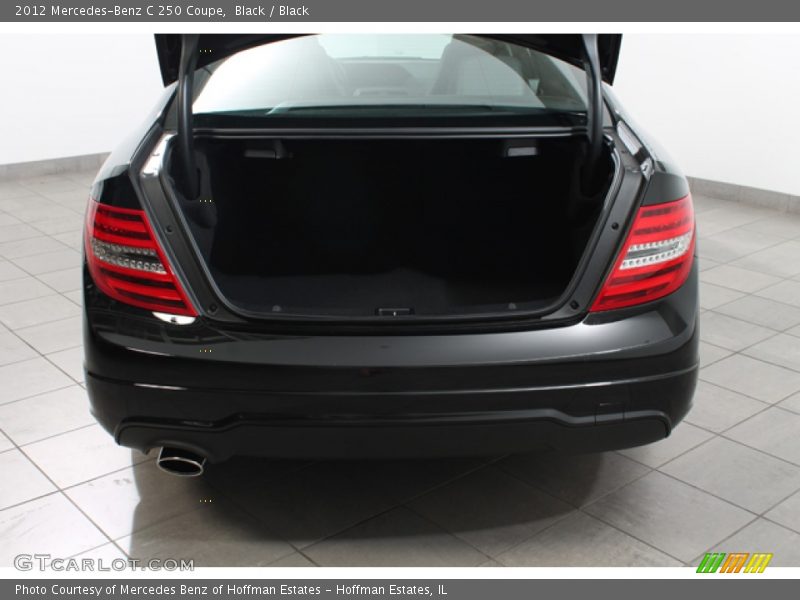 Black / Black 2012 Mercedes-Benz C 250 Coupe