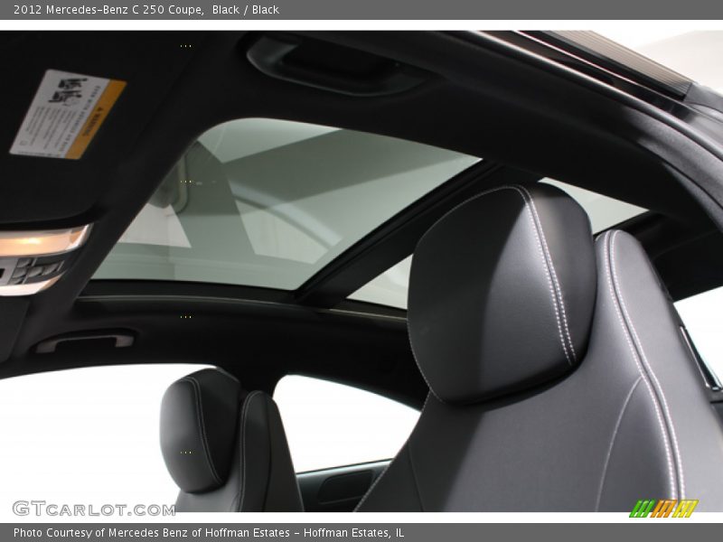 Black / Black 2012 Mercedes-Benz C 250 Coupe