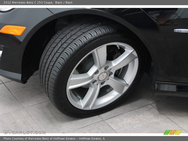 Black / Black 2012 Mercedes-Benz C 250 Coupe