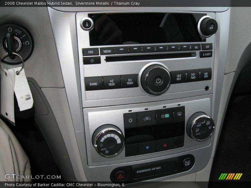 Silverstone Metallic / Titanium Gray 2008 Chevrolet Malibu Hybrid Sedan