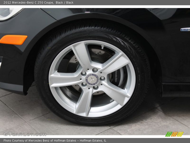 Black / Black 2012 Mercedes-Benz C 250 Coupe