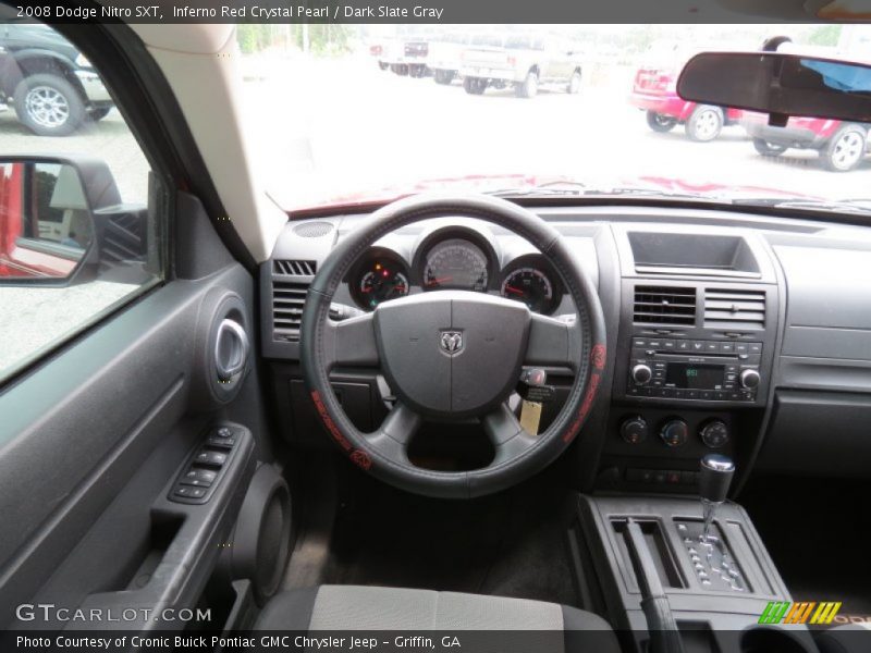 Inferno Red Crystal Pearl / Dark Slate Gray 2008 Dodge Nitro SXT
