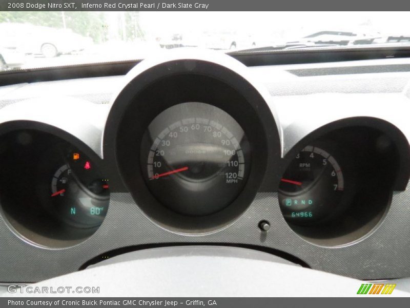 Inferno Red Crystal Pearl / Dark Slate Gray 2008 Dodge Nitro SXT