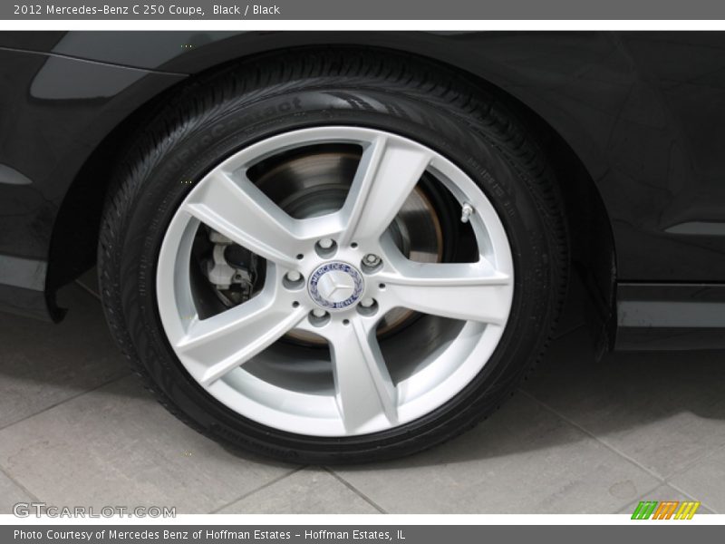 Black / Black 2012 Mercedes-Benz C 250 Coupe