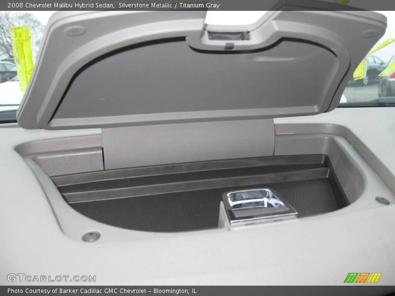 Silverstone Metallic / Titanium Gray 2008 Chevrolet Malibu Hybrid Sedan