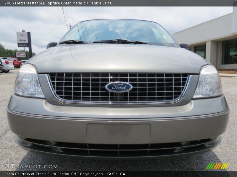 Spruce Green Metallic / Pebble Beige 2006 Ford Freestar SEL