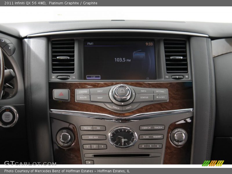 Controls of 2011 QX 56 4WD