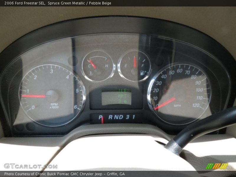 Spruce Green Metallic / Pebble Beige 2006 Ford Freestar SEL