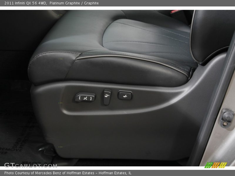 Front Seat of 2011 QX 56 4WD