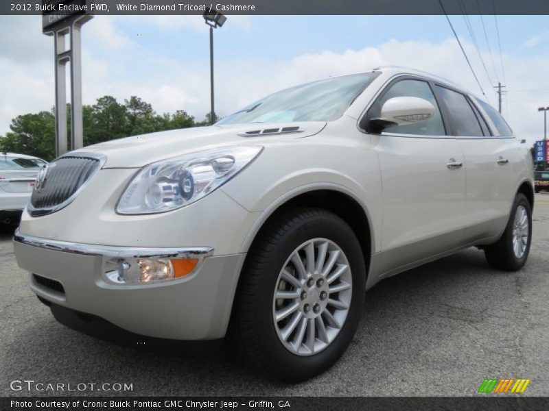 White Diamond Tricoat / Cashmere 2012 Buick Enclave FWD