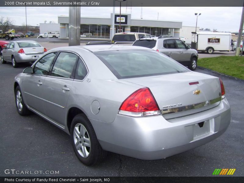Silverstone Metallic / Gray 2008 Chevrolet Impala LS