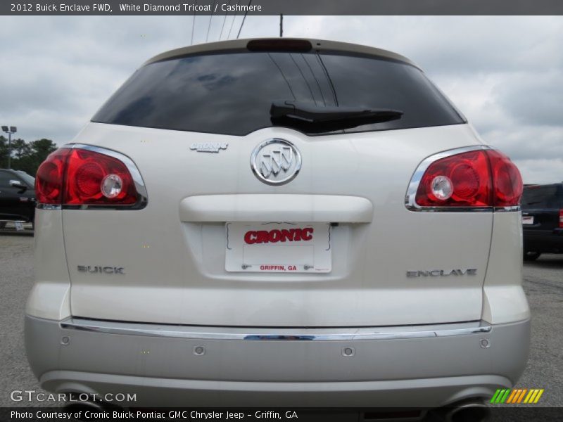 White Diamond Tricoat / Cashmere 2012 Buick Enclave FWD