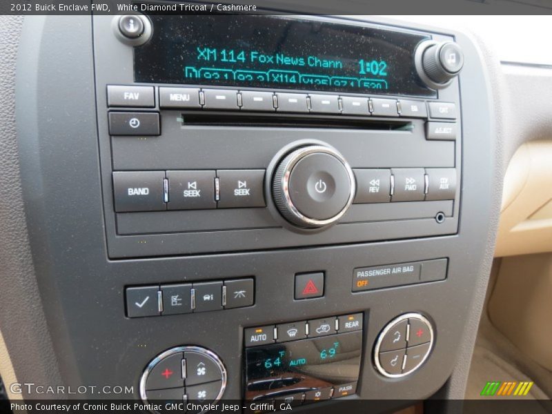 White Diamond Tricoat / Cashmere 2012 Buick Enclave FWD