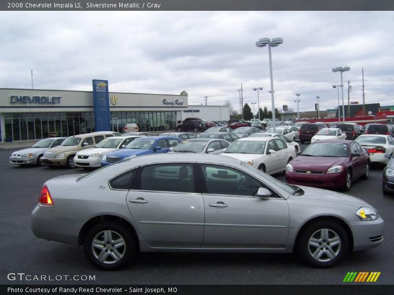 Silverstone Metallic / Gray 2008 Chevrolet Impala LS