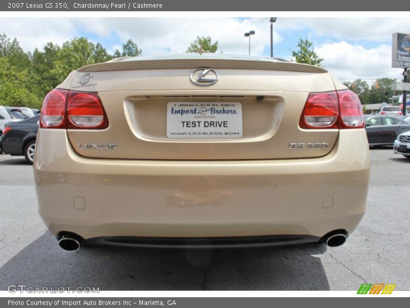 Chardonnay Pearl / Cashmere 2007 Lexus GS 350