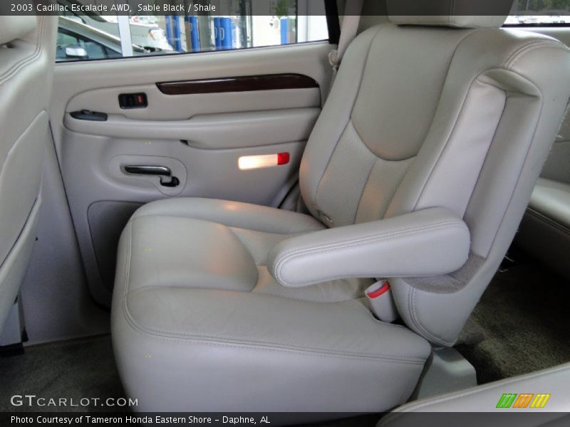 Sable Black / Shale 2003 Cadillac Escalade AWD