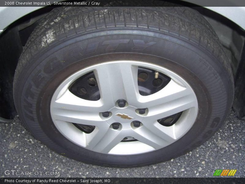 Silverstone Metallic / Gray 2008 Chevrolet Impala LS