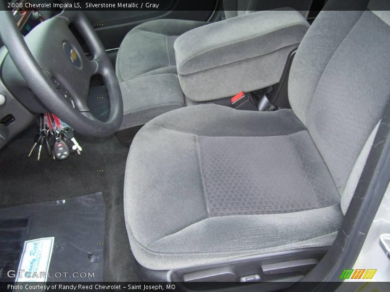 Silverstone Metallic / Gray 2008 Chevrolet Impala LS