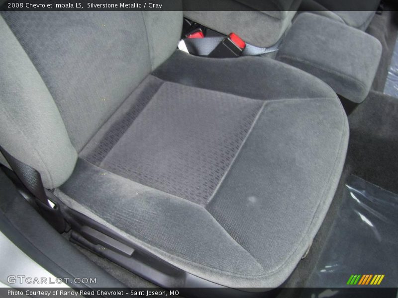 Silverstone Metallic / Gray 2008 Chevrolet Impala LS