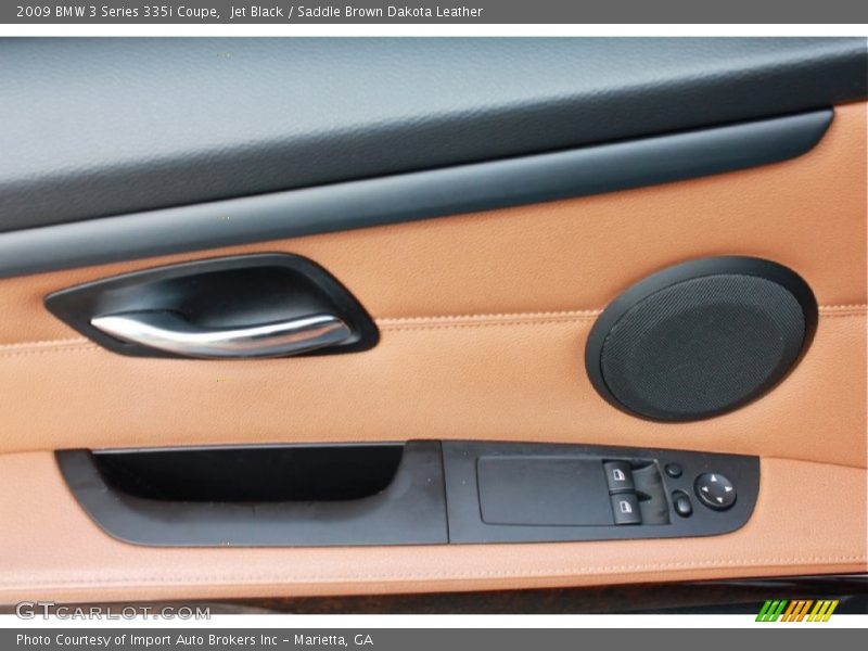 Jet Black / Saddle Brown Dakota Leather 2009 BMW 3 Series 335i Coupe
