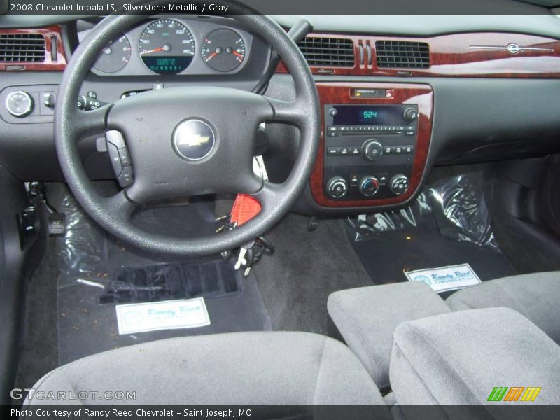 Silverstone Metallic / Gray 2008 Chevrolet Impala LS