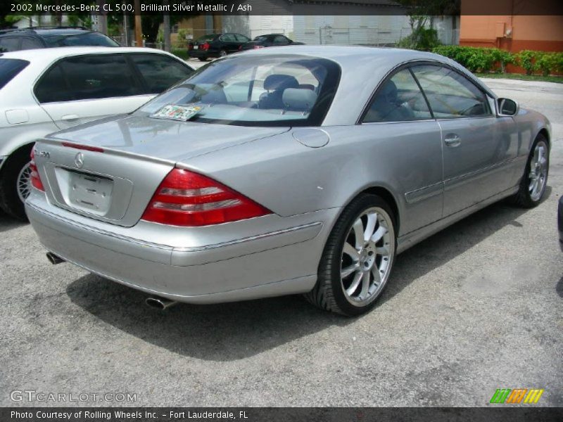 Brilliant Silver Metallic / Ash 2002 Mercedes-Benz CL 500