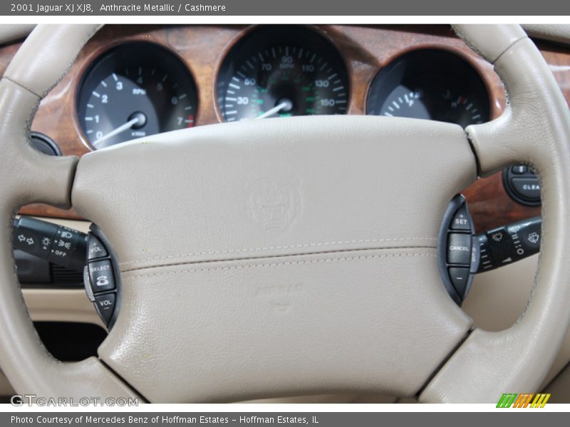 Anthracite Metallic / Cashmere 2001 Jaguar XJ XJ8