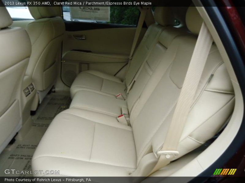 Claret Red Mica / Parchment/Espresso Birds Eye Maple 2013 Lexus RX 350 AWD