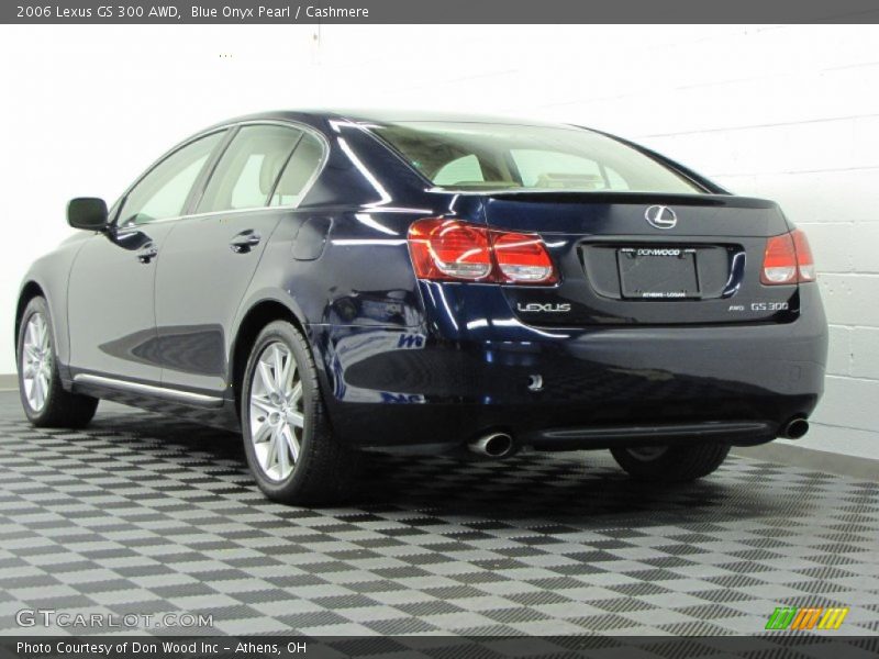 Blue Onyx Pearl / Cashmere 2006 Lexus GS 300 AWD