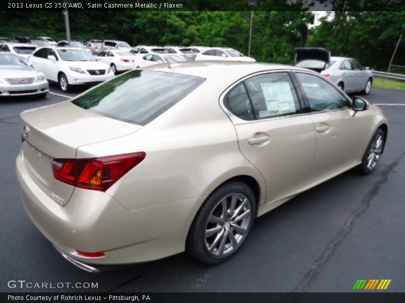 Satin Cashmere Metallic / Flaxen 2013 Lexus GS 350 AWD