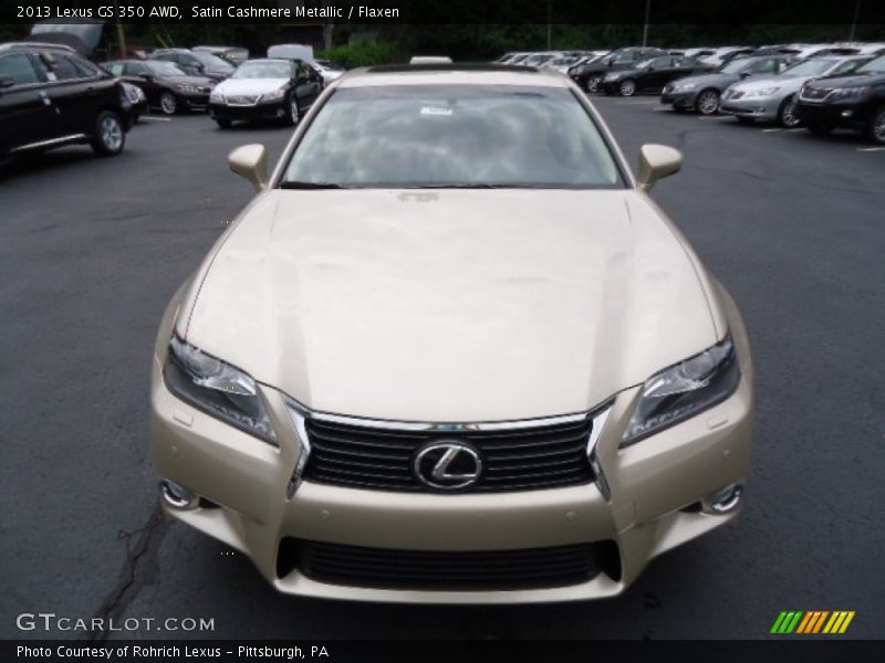 Satin Cashmere Metallic / Flaxen 2013 Lexus GS 350 AWD