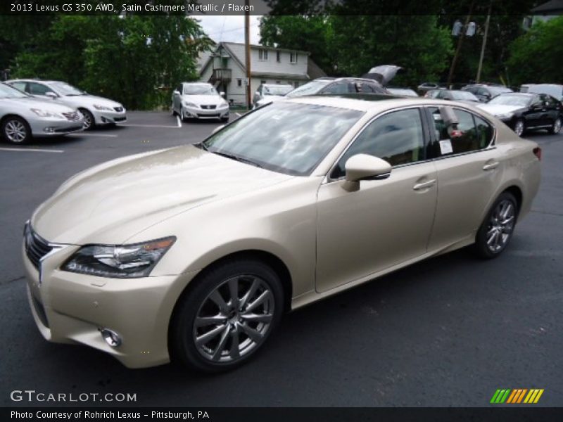 Satin Cashmere Metallic / Flaxen 2013 Lexus GS 350 AWD