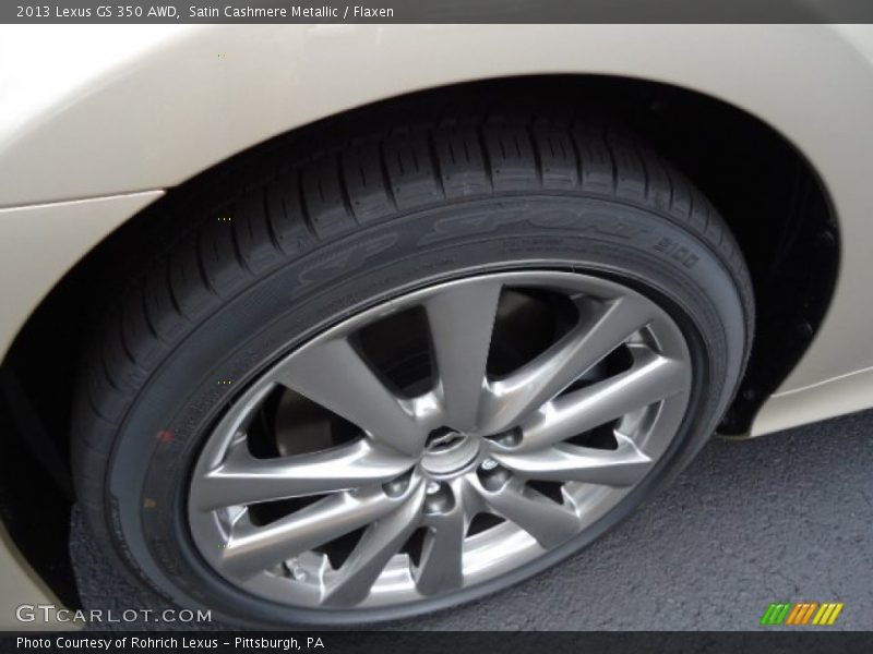 Satin Cashmere Metallic / Flaxen 2013 Lexus GS 350 AWD