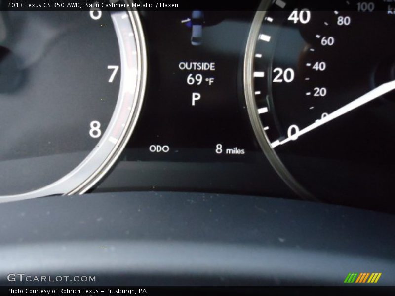 Satin Cashmere Metallic / Flaxen 2013 Lexus GS 350 AWD