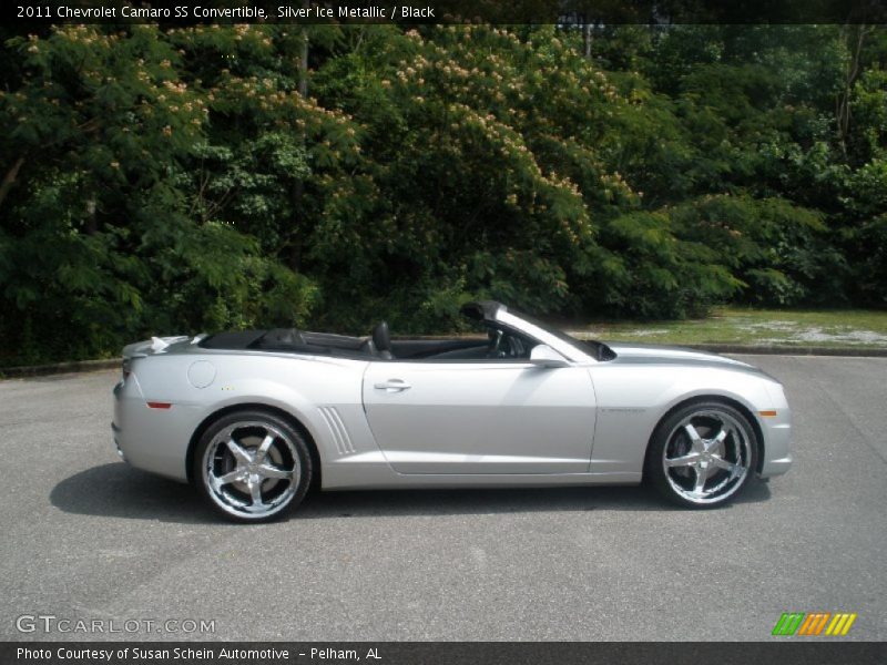 Silver Ice Metallic / Black 2011 Chevrolet Camaro SS Convertible