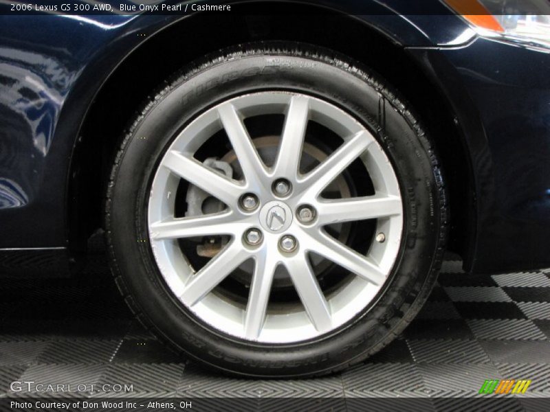 Blue Onyx Pearl / Cashmere 2006 Lexus GS 300 AWD