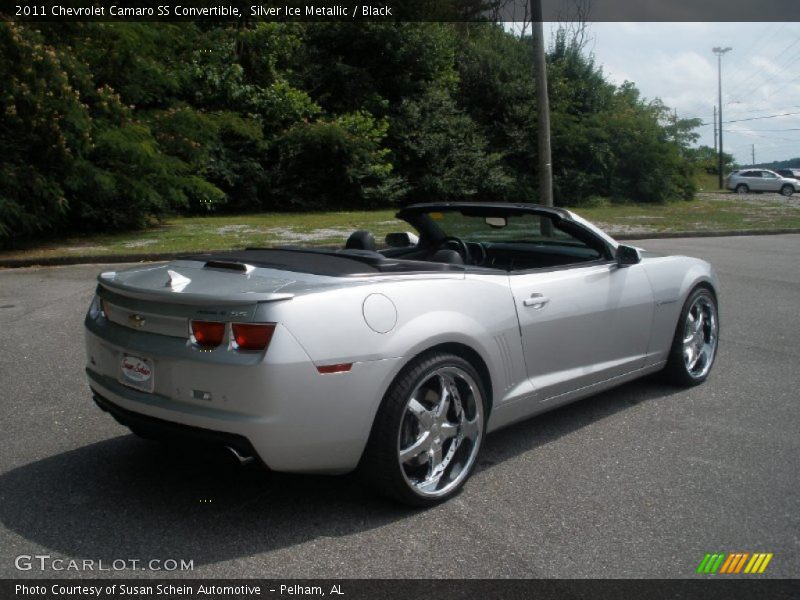 Silver Ice Metallic / Black 2011 Chevrolet Camaro SS Convertible