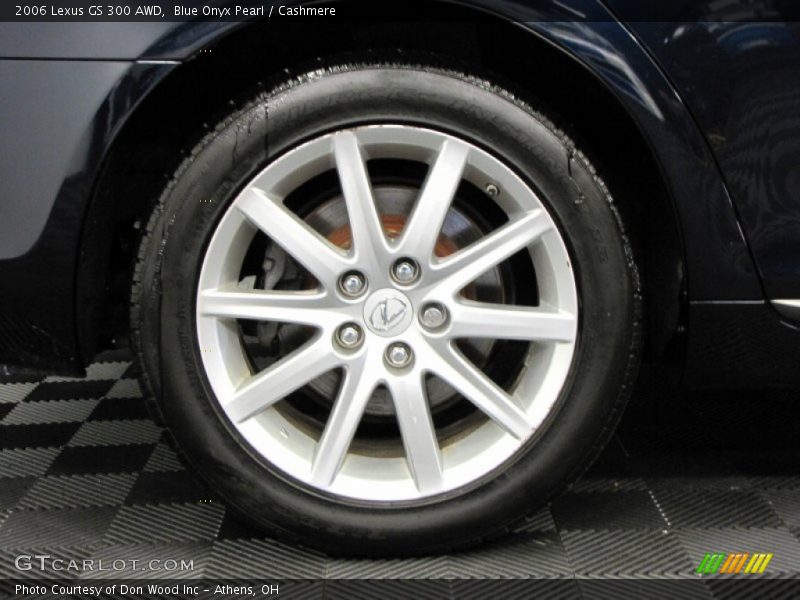 Blue Onyx Pearl / Cashmere 2006 Lexus GS 300 AWD