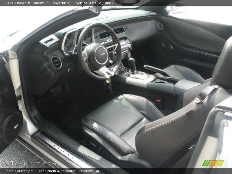 Black Interior - 2011 Camaro SS Convertible 