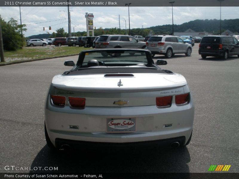 Silver Ice Metallic / Black 2011 Chevrolet Camaro SS Convertible