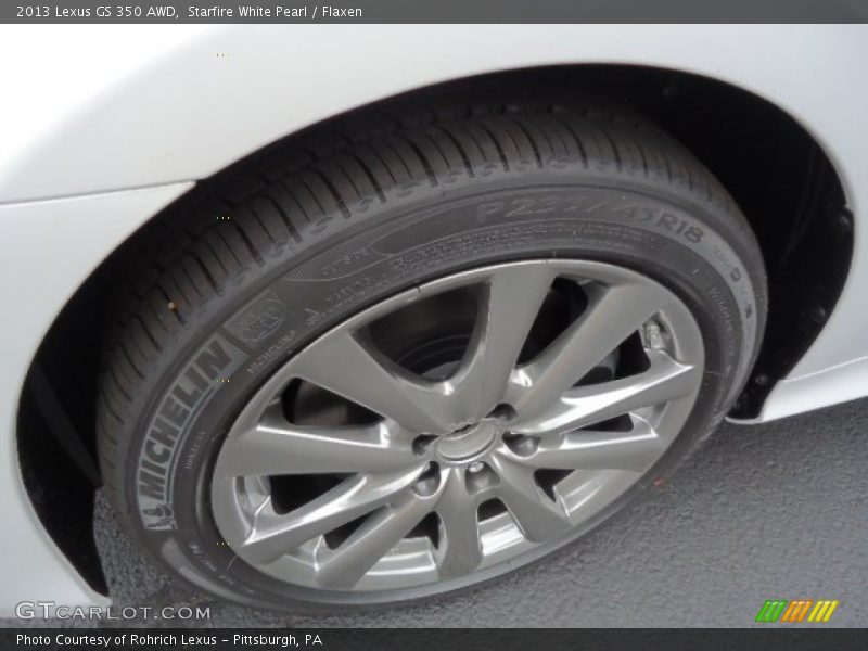 Starfire White Pearl / Flaxen 2013 Lexus GS 350 AWD