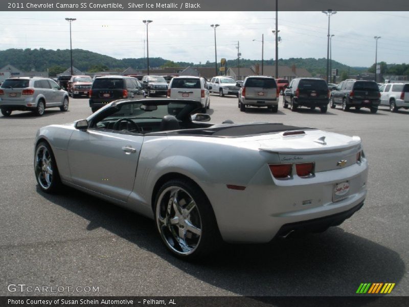 Silver Ice Metallic / Black 2011 Chevrolet Camaro SS Convertible