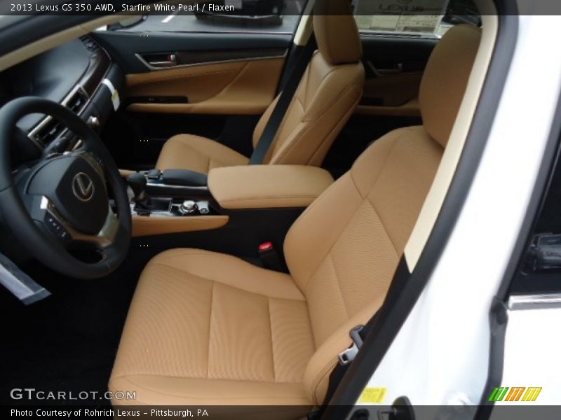 Starfire White Pearl / Flaxen 2013 Lexus GS 350 AWD