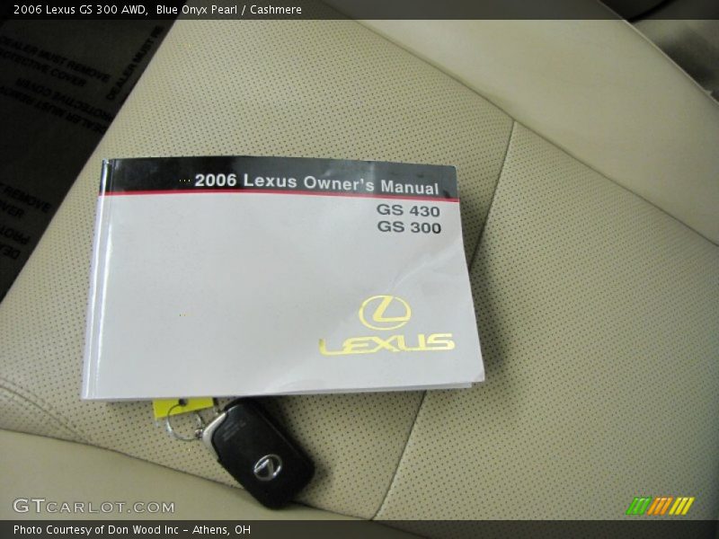 Blue Onyx Pearl / Cashmere 2006 Lexus GS 300 AWD
