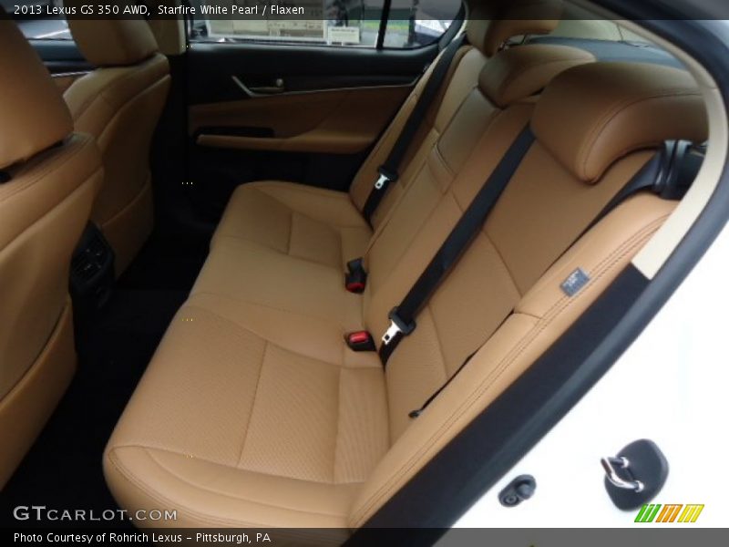 Starfire White Pearl / Flaxen 2013 Lexus GS 350 AWD