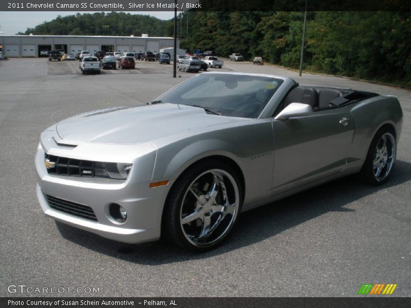 Silver Ice Metallic / Black 2011 Chevrolet Camaro SS Convertible